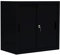 Schiebetürenschrank komplett montiert schwarz 75x80x45cm (HxBxT) Schwebetürenschrank Büro Aktenschrank Sideboard 550089