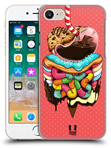 Head Case Designs Susser Darm Anatomie des Menschen Harte Rueckseiten Handyhülle Hülle Huelle kompatibel mit Apple iPhone 7/8 / SE 2020 & 2022