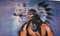 U24 Flagge Fahne Indianer mit Wolf 90 x 150 cm