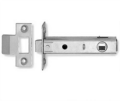 Frelan Hardware Nickel Plated 95mm Tubular Latch JL144NP