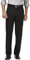 Haggar Men's Premium No Iron Classic Fit Expandable Waist Flat Front dress pants, Black, 44W 29L UK