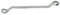 Dapetz® 18mm - 19mm Deep Offset Bi-Hex Swan Neck Ring Spanner Chrome Vanadium Steel Wrench Thin Profile Narrow Spaces