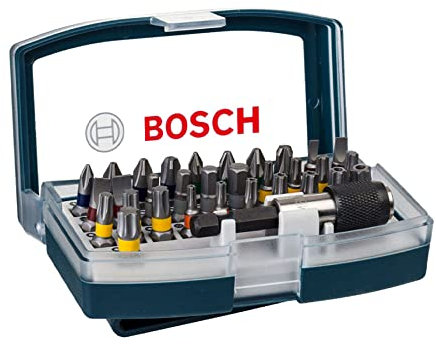 Bosch 2607017359 Schrauberbit-Set mit Gürtelclip 32-teilig