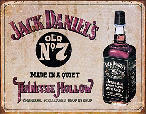 Jack Daniels Tennessee Hollow Metal Sign (de lscape)