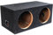 Atrend BBox E10D Dual 10 Sealed Carpeted Subwoofer Enclosure, Black