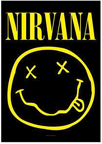 armardi Nirvana Poster Fahne Smily