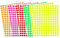 Etiketten Neon Bunt 10 mm runde Sticker - Größe 1 cm Klebepunkte 2800 Vorteilspack von Royal Green