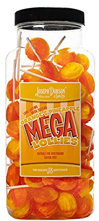 Joseph Dobson & Sons Orange and Pineapple Mega Lollies 1.99 kg