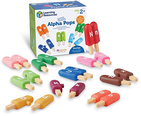 Learning Resources Smart Snacks EIS am Stiel Buchstaben-Steckspiel