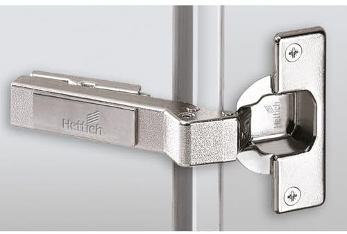 Intermat 77699 - Cerniera angolare W45 (Intermat 9936 W45), angolo di apertura 95°, foratura TH 52 x 5,5 mm, da avvitare