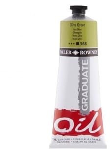 Daler Rowney : Graduate Oil Paint : 200ml : Olive Green