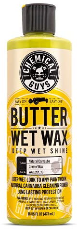Chemical Guys WAC_201_16 - Vintage Series Butter Wet Wax (16 oz), Yellow