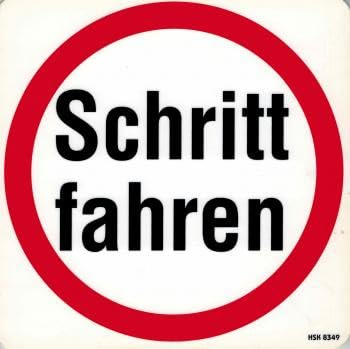 HSK - Schild - Hinweis - Gr. 20x20 cm - Rückwärtig beleuchtet - Professionell und robust