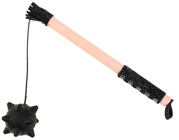 V A H - Stabiler Morgenstern mit weicher Schaumstoffkugel und Holzgriff [Geschichte spielend erleben | Made in Germany | echtes Handwerk]