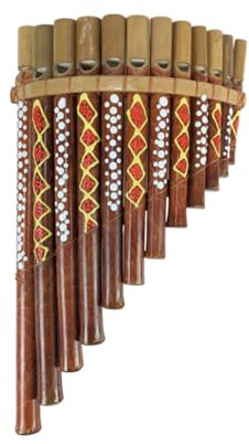 Flûte de Pan en bambou - 12 tubes