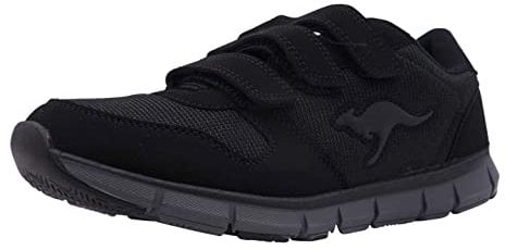 KangaROOS Unisex-Erwachsene K-BlueRun 701 B Sneaker, Black/Dark Grey 0522, 39 EU