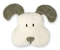 Efie Kirschkern-Bio-Wärmekissen Hund grau – 100% Bio-Baumwolle (kbA) -– natürliche Wärme & Kälte, handgefertigt in Deutschland