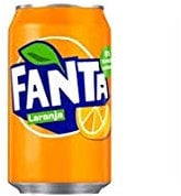 Fanta Naranja Lata - 330 ml x 24 Latas