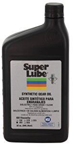 Super Lube 54432 Synthetic Gear Oil ISO 460, 1 quart Bottle, Translucent by Super Lube