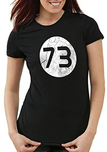 style3 Sheldon Lieblingszahl 73 Damen T-Shirt