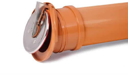 Pvc auto válvula de retención de tapa de plástico fin de activar remanso drenaje 160mm