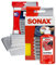 SONAX Pflege Set Auto Politur + Poliervlies Tuch Tücher + Applikation Schwamm