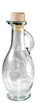 BOTTIGLIA ANFORA EGIZIA 250 ml TRASPARENTE CON TAPPO