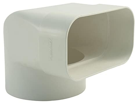 Umlenkstelle mit St. 15 x 8 weiß m.Stutzen RAØ125mm (Da), wei?