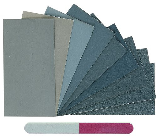 Micro-Mesh MM Sortiment, 11-teilig: Silikon, Siliziumkarbid, Schleifpapier, Abrasives, Holz, Glas, Kunststoff, Metall, Fiberglas