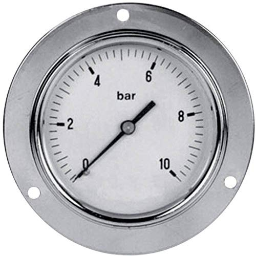 ICH Manometer 304.63.10 Anschluss (Manometer): hinten 0 bis 10 bar 1/4 Zoll Außengewinde 1 Stück