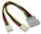 Cable-Tex Molex to 2 x Floppy Drive FDD Power Splitter Cable