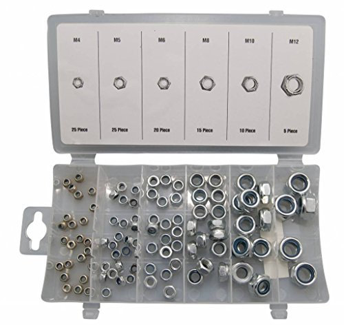 Set de 100 tuercas varias con freno