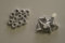 50 Cropped Head Aluminium Bolts with Nuts for Greenhouses