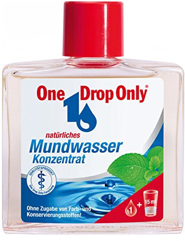 One Drop Only Mundwasser Konzentrat/Antibakterielle Mundspülung/Für umfassendere Mundhygiene/5er Pack (5 x 25 ml)/ Mundwasser