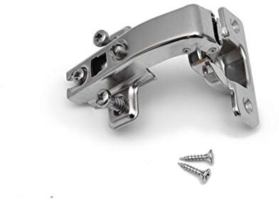 GTV 35mm Angular Standard 90 Degree ZE Hinge, Steel, Zinc Plated, Gray, Classic