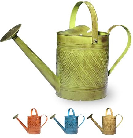 Robert Allen Home & Garden Robert Allen MPT01500 Wexley Arrosoir en métal, Vert tanaisie, 7,6 l