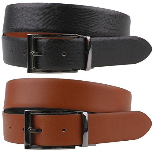LLOYD Leder Wendegürtel 0813/05 Schwarz/Braun, Länge:80 cm