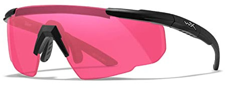 Wiley X │ Saber Advanced Schießbrille und Sportbrille Herren | Perfekt als Laufbrille Fahrradbrille & MTB Brille │100% UVA/UVB-Schutz | Ideal bei Outdoor-Aktivitäten - Airsoft Rennrad und Schießen