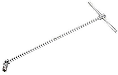 Alyco 191692 - Llave de vaso articulada con mango en T Cr-V cromado 6 caras 19 mm