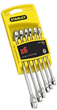 STANLEY 4-94-646 Cle mixte - jeu de 6pièces, Multicolore