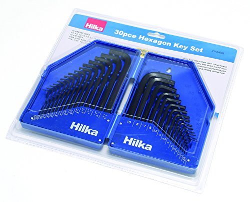 Hilka 21153003 Hex Key Set in Folding Case (30-Piece)