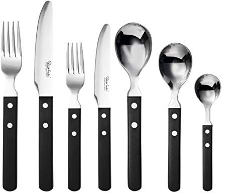 Robert Welch Trattoria Bright, 42 Piece Cutlery Set for 6 People. Made from Stainless Steel. Dishwasher Safe.