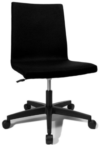 Topstar EA100L50 Drehstuhl Cube, Bezugsstoff schwarz