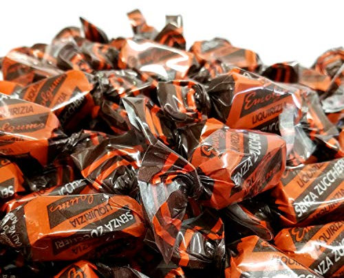 Caramelle Senza Zucchero Gommose alla Liquirizia Italgum Kg 1 - Formato Bastoncino gommoso