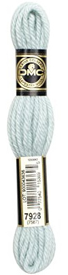 DMC Wool Embroidery Thread 8.8yd 10-Pack De Pale Spruce