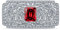 Große Vintage Nachlass-Schmuck Simuliert Rot Rubin Aaa Cz Rechteck Filigran Statement Art Deco Stil Brosche Pin Für Frauen Silber Vergoldet