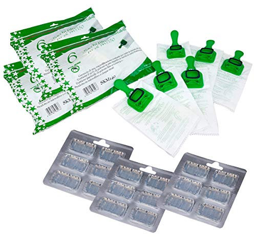 S&G group 18 Sacchi FILTRI Sacchetti Folletto VK 140 VK 150 E 18 DOVINA in Microfibra ADATTABILI No Originale