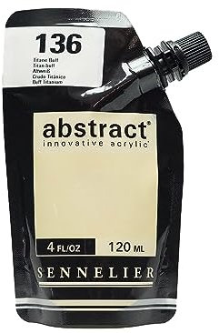 Sennelier : Abstract Acrylic Paint : 120ml : Satin : Titanium Buff