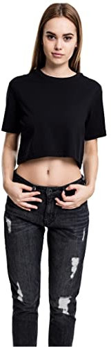 Urban Classics Damen Ladies Short Oversized Tee T Shirt, Schwarz, M EU