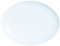 LUMINARC 05416 Diwali Ovale Servierplatte, Glas, Weiß, 33 x 25 x 3, 1 cm